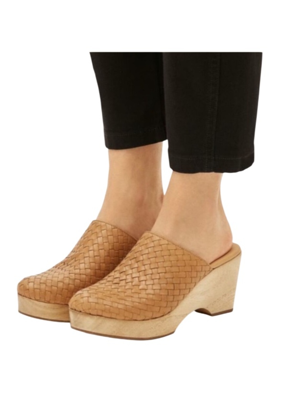 Everlane Woven Leather Clogs